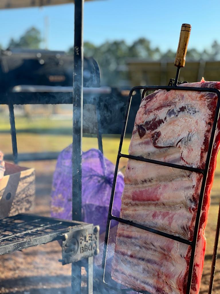 Espeto Giratório Para Costelão Fogo De Chao